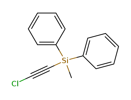 Chloraethinyl-diphenyl-methyl-silan