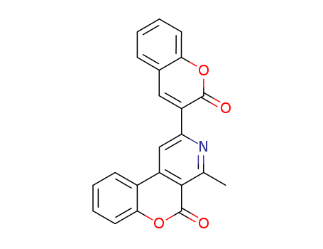 5H-[1]Benzopyrano[3,4-c]pyridin-5-one,4-methyl-2-(2-oxo-2H-1-benzopyran-3-yl)- cas  5452-31-3