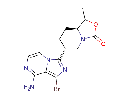(6R,8aS)-6-(8-amino-1-bromo-imidazo[1,5-a]pyrazin-3-yl)-1-methyltetrahydro-1H-oxazolo[3,4-a]pyridin-3(5H)-one