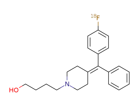 [<sup>18</sup>F]4-(4-((4-fluorophenyl)(phenyl)methylene)piperidin-1-yl)butan-1-ol