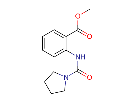Benzoic acid, 2-[(1-pyrrolidinylcarbonyl)amino]-, methyl ester (9CI)