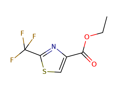 2-(trifluoromethylthiazole)-4-carboxylic acid ethyl ester manufacture
