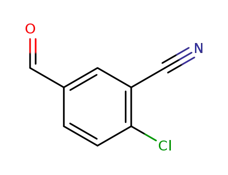 Molecular Structure of 1261759-41-4 (2-Chloro-5-formylbenzonitrile)