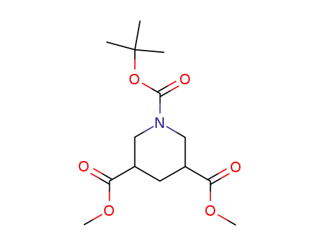 1,3,5-Piperidinetricarboxylic acid, 1-(1,1-dimethylethyl) 3,5-dimethyl
ester
