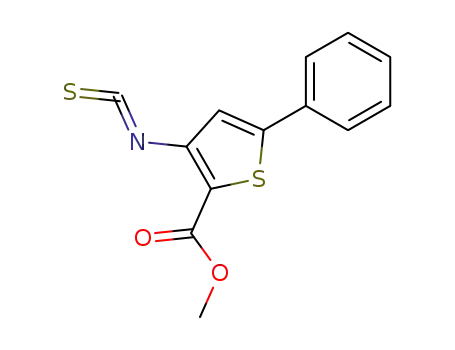 3-isothiocyanato-5-phenyl-thiophene-2-carboxylic acid methyl ester