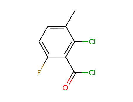 Molecular Structure of 261762-81-6 (6-CHLORO-2-FLUORO-3-METHYLBENZOYL CHLORIDE)