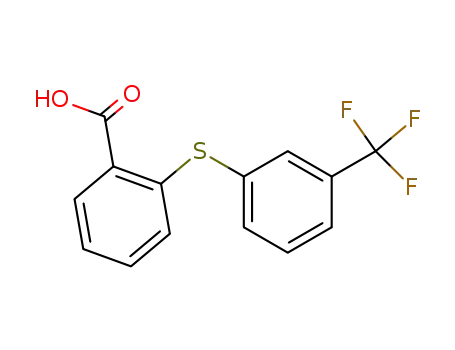 Molecular Structure of 16174-88-2 (2-{[3-(trifluoromethyl)phenyl]thio}benzoic acid)