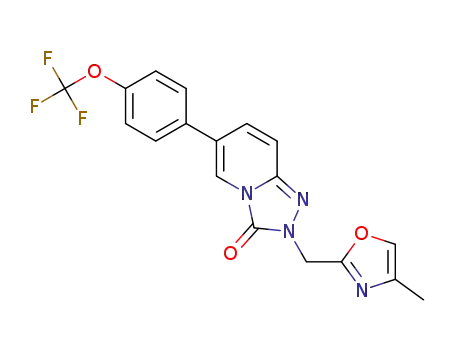 2-((4-methyloxazol-2-yl)methyl)-6-(4-(trifluoromethoxy)phenyl)-[1,2,4]triazolo[4,3-a]pyridin-3(2H)-one