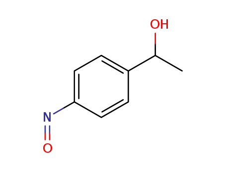 Molecular Structure of 105360-85-8 (Benzenemethanol, alpha-methyl-4-nitroso- (9CI))