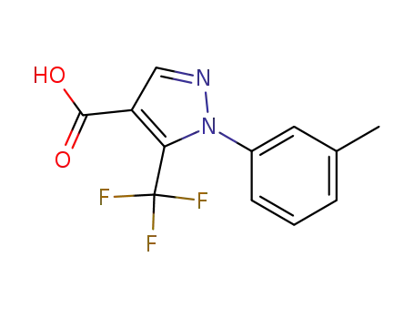 1-(3-methylphenyl)-5-(trifluoromethyl)-1H-pyrazole-4-carboxylic acid
