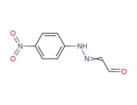 Molecular Structure of 3078-12-4 (Ethanedial, mono[(4-nitrophenyl)hydrazone])