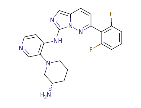 (S)-N-(3-(3-aminopiperidin-1-yl)pyridin-4-yl)-2-(2,6-difluorophenyl)imidazo[1,5-b]pyridazin-7-amine