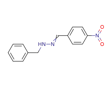 Molecular Structure of 104707-43-9 (4-nitrobenzaldehyde N-benzylhydrazone)