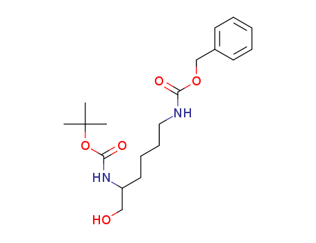 Carbamic acid,[(5R)-5-[[(1,1-dimethylethoxy)carbonyl]amino]-6-hydroxyhexyl]-, phenylmethylester (9CI)
