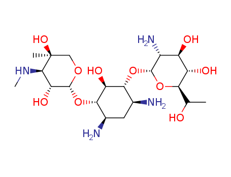 D-Streptamine,O-2-amino-2,7-dideoxy-D-glycero-a-D-gluco-heptopyranosyl-(1&reg;4)-O-[3-deoxy-4-C-methyl-3-(methylamino)-b-L-arabinopyranosyl-(1&reg;6)]-2-deoxy-