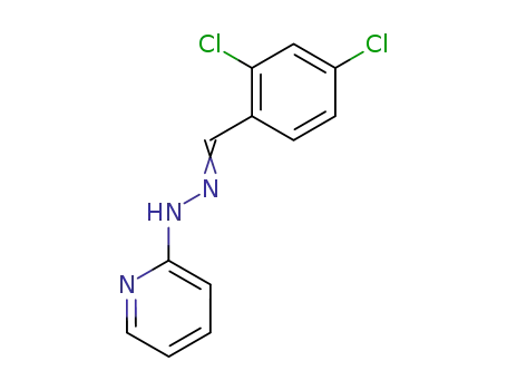 Molecular Structure of 2746-60-3 (2-[2-(2,4-dichlorobenzylidene)hydrazinyl]pyridine)