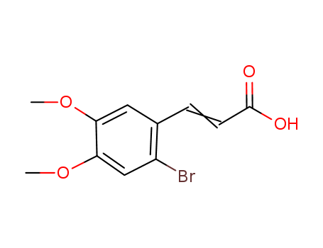 2-Propenoic acid,3-(2-bromo-4,5-dimethoxyphenyl)-