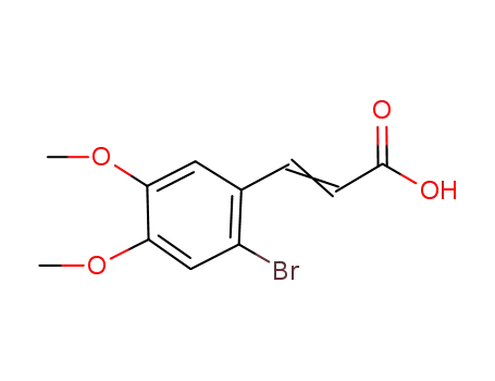 (E)-3-(2-bromo-4,5-dimethoxyphenyl)prop-2-enoate