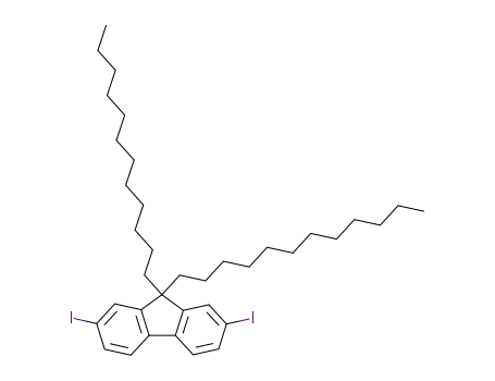 Molecular Structure of 278176-07-1 (2 7-DIIODO-9 9-DIDODECANE-9H-FLUORENE&)