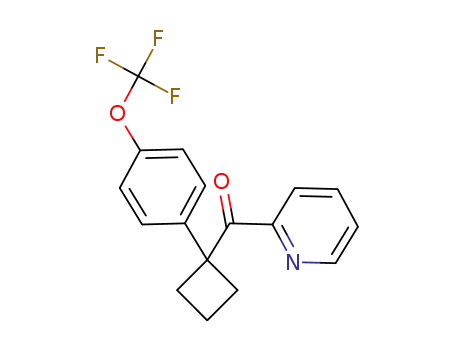 pyridin-2-yl(1-(4-(trifluoromethoxy)phenyl)cyclobutyl)methanone