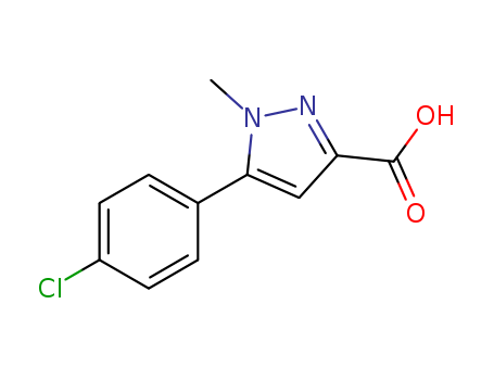 5-(4-chlorophenyl)-1-methylpyrazole-3-carboxylic acid