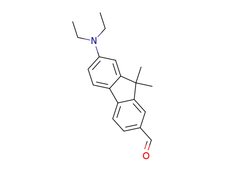 Molecular Structure of 1208005-62-2 (7-diethylamino-9,9-dimethylfluorene-2-carbaldehyde)