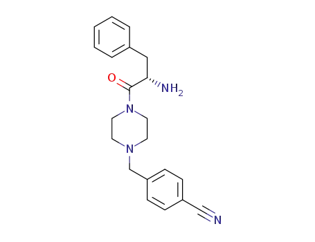 4-((4-(L-phenylalanyl)piperazin-1-yl)methyl)benzonitrile