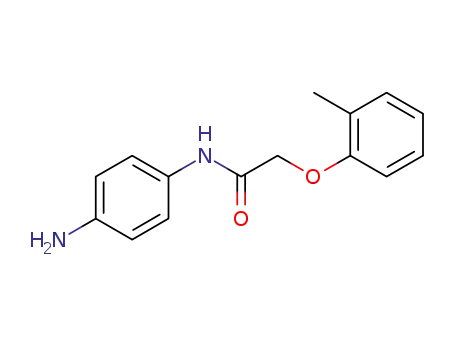Molecular Structure of 313518-46-6 (N-(4-Aminophenyl)-2-(2-methylphenoxy)acetamide)