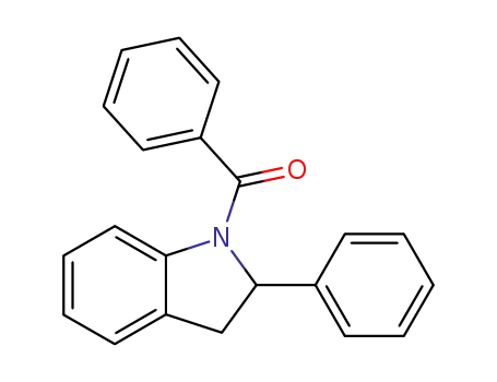 1H-Indole, 1-benzoyl-2,3-dihydro-2-phenyl-