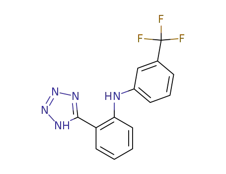 5-[2-[3-(トリフルオロメチル)アニリノ]フェニル]-1H-テトラゾール