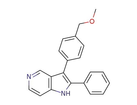 3-(4-(methoxymethyl)phenyl)-2-phenyl-1H-pyrrolo[3,2-c]pyridine