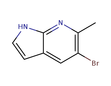 1H-Pyrrolo[2,3-b]pyridine, 5-bromo-6-methyl-