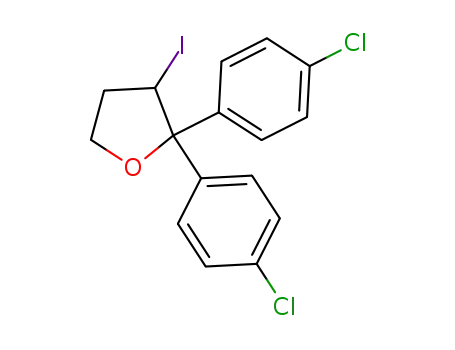 2,2-bis(4-chlorophenyl)tetrahydro-3-iodofuran