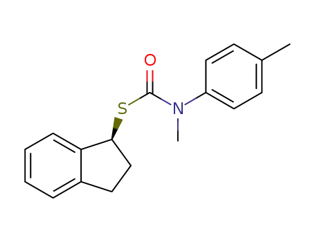 methyl-p-tolylthiocarbamic acid (S)-indan-1-yl ester