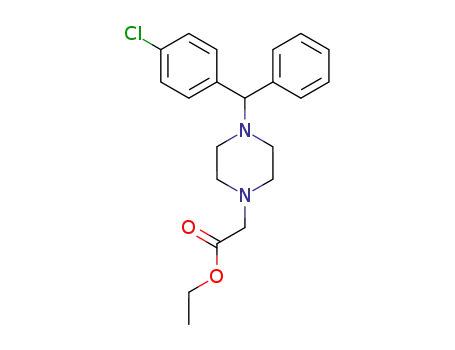 ethyl 2-(4-((4-chlorophenyl)(phenyl)methyl)piperazin-1-yl)acetate