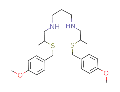 N,N'-bis-(2-(4-methoxybenzylthio)-2-methylpropyl)propane-1,3-diamine