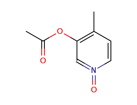 Molecular Structure of 1303587-92-9 (3-acetoxy-4-methylpyridine-1-oxide)