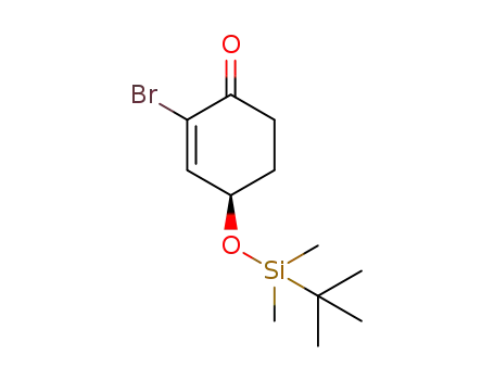 (R)-2-bromo-4-tert-butyldimethylsilyloxycyclohex-2-enone