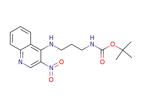 tert-butyl {3-[(3-nitroquinolin-4-yl)amino]propyl}carbamate