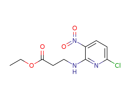 Molecular Structure of 433226-12-1 (ethyl 3-((6-chloro-3-nitropyridin-2-yl)amino)propanoate)