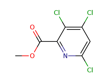 Molecular Structure of 350602-02-7 (Methyl 3,4,6-trichloropicolinate)