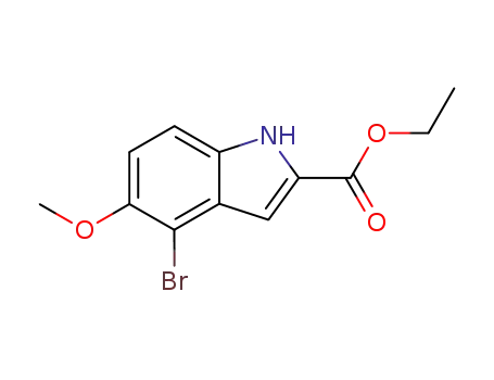 에틸 4-브로모-5-메톡시-1H-인돌-2-카르복실레이트