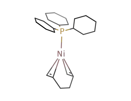 Molecular Structure of 74945-90-7 (tricyclohexylphosphine(1,5-hexadiene)nickel)