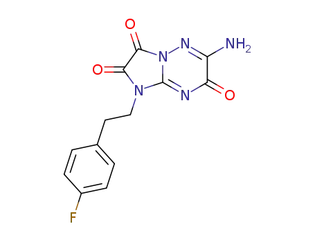 2-amino-5-(4-fluorophenethyl)imidazo[1,2-b][1,2,4]triazine-3,6,7(5H)-trione