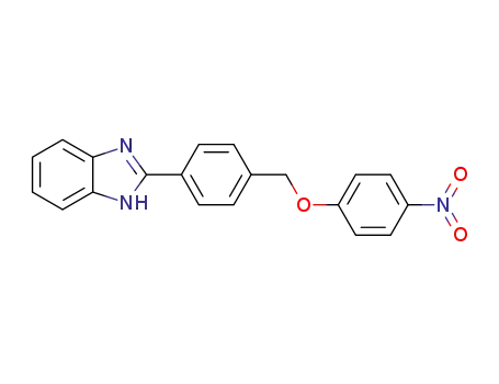 Molecular Structure of 1281988-07-5 (2-(4-((4-nitrophenoxy)methyl)phenyl)-1H-benzo[d]imidazole)