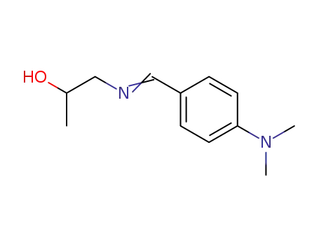 Molecular Structure of 73825-92-0 (1-[(p-Dimethylaminobenzylidene)amino]-2-propanol)