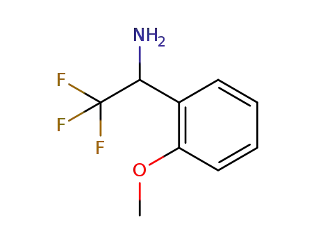 Molecular Structure of 886368-62-3 (2,2,2-TRIFLUORO-1-(2-METHOXY-PHENYL)-ETHYLAMINE)