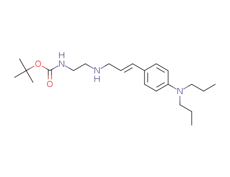 (E)-tert-butyl 2-(3-(4-(dipropylamino)phenyl)allylamino)ethylcarbamate