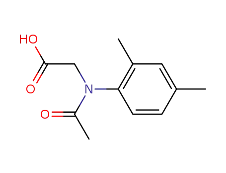 Molecular Structure of 299928-38-4 (N-acetyl (2,4-dimethyl phenyl)-glycine)