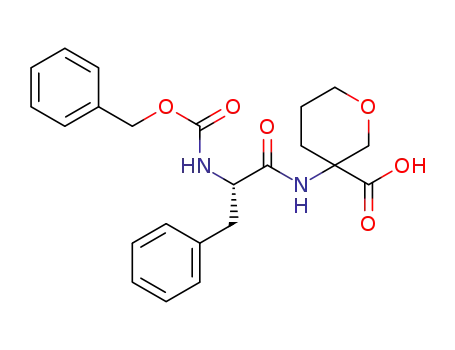 3-({2-[(benzyloxycarbonyl)amino]-3-phenylpropanoyl}-amino)tetrahydropyran-3-carboxylic acid